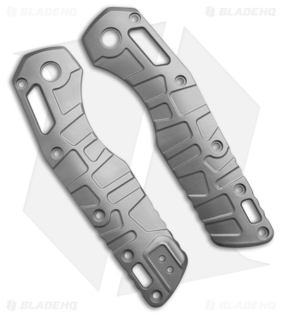 Lex Custom International Microtech MSI Titanium Scales - Glass Bead Blasted  V2