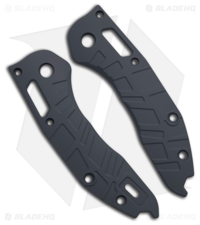 Lex Custom International Microtech Stitch Titanium Turtle Scales - Gray Ti