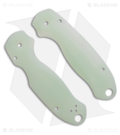Flytanium Lotus G-10 Scales for Spyderco Para 3 Knife - Jade G-10