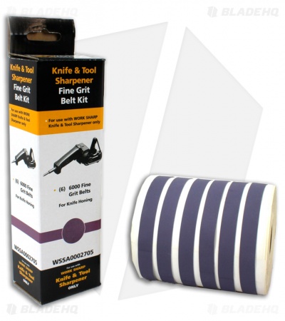Work Sharp Knife & Tool Sharpener Fine Grit Belt Kit (6000) WSSA0002705