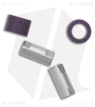 Flytanium Barrel Spacer Set for Benchmade Bugout - Purple G-10