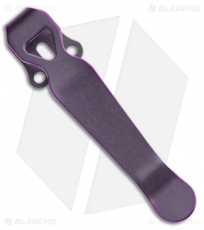 Lynch Northwest Benchmade/Emerson/ZT/Pro-Tech Deep Carry Pocket Clip (Purple)
