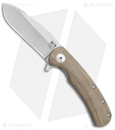 Doc Shiffer Designated Marksman Knife OD Micarta Flipper (2.75