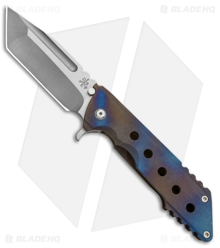 DSK Tactical Kickstand | Frame Lock Knife | Flamed Ti