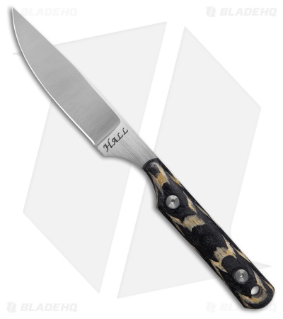 Jeff Hall Custom Neck Knife Italian Wood Laminate (2.25" Satin)