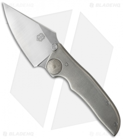 John Gray Custom THUCK Frame Lock Knife Titanium (3.5