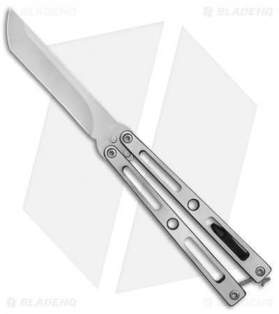 VMX Vallotton/Maverick Balisong Butterfly Knife "Tuxedo" Ti (4.25" Satin)