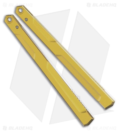 Flytanium Kershaw Lucha Bali v1.5 Channel Aluminum Handles (Goldenrod Yellow)
