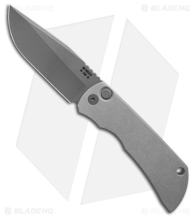 McNees Knives MAC2 AutoMac Knife Aluminum (3.5" Stonewash MagnaCut)