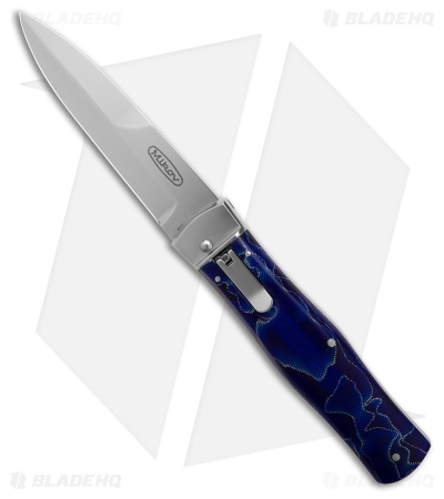 Mikov 241 Predator Lever Lock Automatic Knife Blue Raffir (3.75