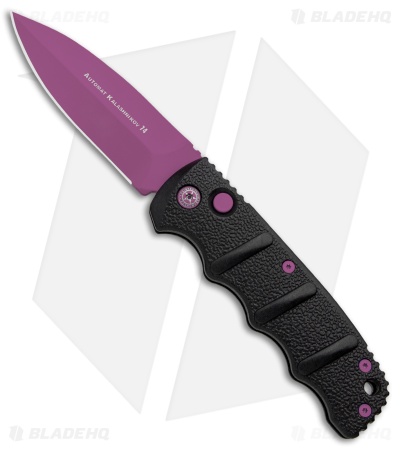 Boker Purple Reign Kalashnikov Dagger Automatic Knife (3.25" Purple D2)