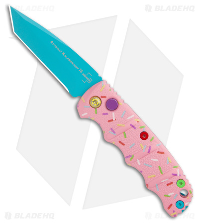 Boker Mini Dessert Warrior Kalashnikov Tanto Automatic Knife (2.5") Donut*DISC*