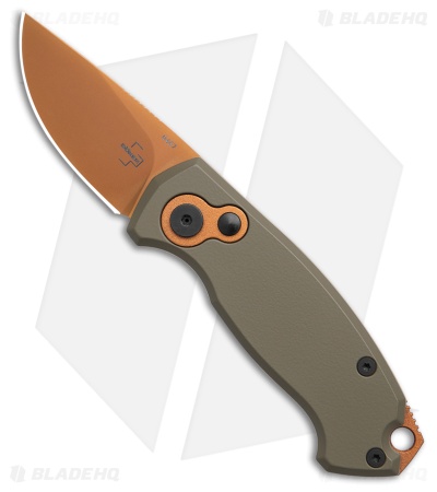 Boker Vox Kompakt CA Legal Automatic Knife OD Green Aluminum *DISC*