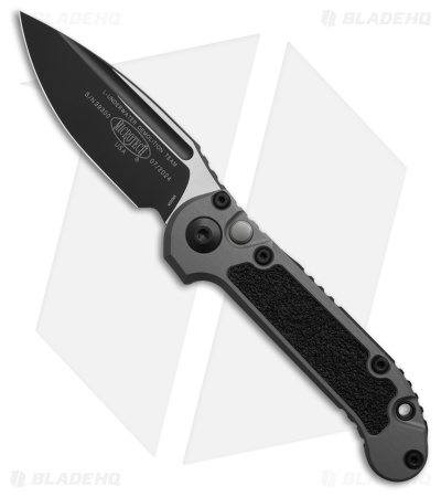Microtech LUDT Gen III S/E Automatic Knife Natural Clear Al/3M (3.5" Black)
