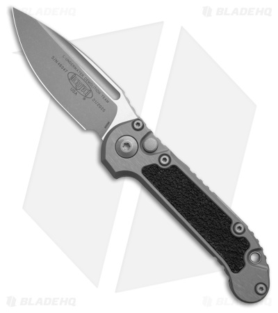 Microtech LUDT Gen III S/E Automatic Knife Natural Clear Al (3.5" Apocalyptic)