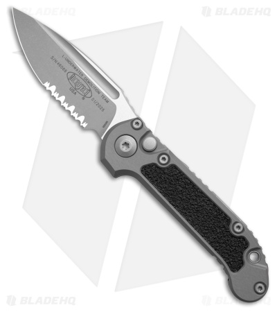 Microtech LUDT Gen III S/E Automatic Knife Natural Clear Al (3.5" Apoc Serr)