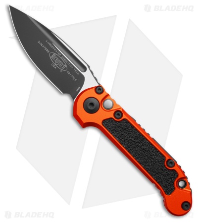 Microtech LUDT Gen III S/E Automatic Knife Orange Al (3.5" Black) 1135-1OR