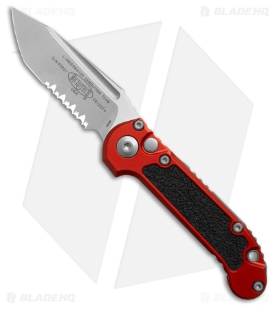 Microtech LUDT Gen III T/E Automatic Knife Red (3.5" SW Serr) 1136-11RD