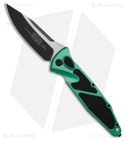 Microtech Socom Elite S/E Automatic Knife Turquoise (4" Black)160A-1TQ