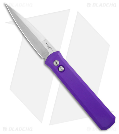 Pro-Tech Godfather Automatic Knife Purple (4" Satin)