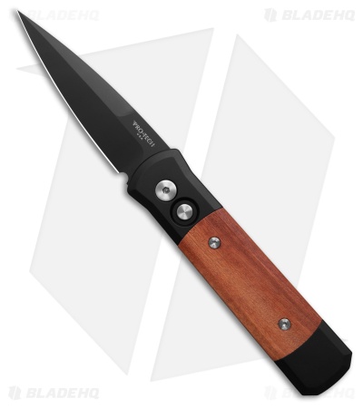 Pro-Tech Godson Automatic Knife Red Ironbark Eucalyptus Wood (3.15" DLC)