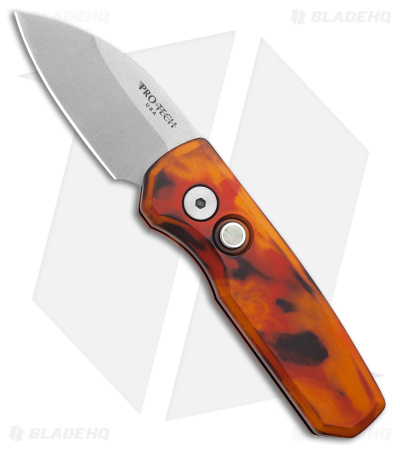 Pro-Tech Runt 5 Wharncliffe Automatic Knife Del Fuego (1.9