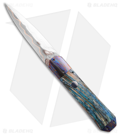 Cory Vallotton Custom Chunky Coffin Automatic Knife Blade Show 2023