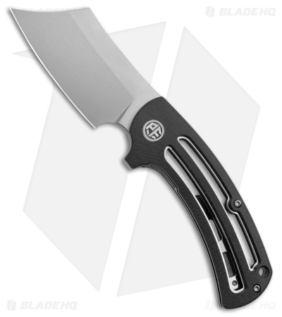 Petrified Fish Eddy Liner Lock Knife Black G-10 (3.18" Stonewash) PFE01