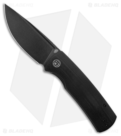 Petrified Fish Beluga Liner Lock Knife Black G-10 (3.6" Black K110) PFP01