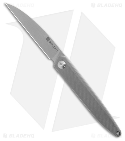 SENCUT Jubil Liner Lock Knife Gray G-10 (2.95" Satin) S20029-3