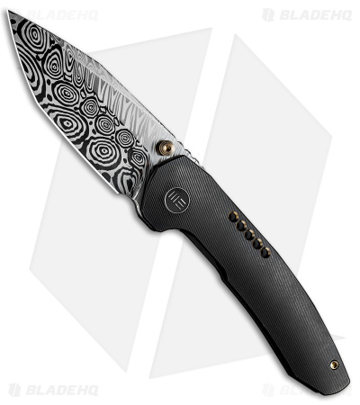 WE Knife Co. Trogon Frame Lock Knife Black Titanium (3.