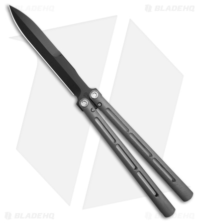 Medford Viceroy Dagger Butterfly Knife Gray Titanium (4.8" DLC CPM S45VN)