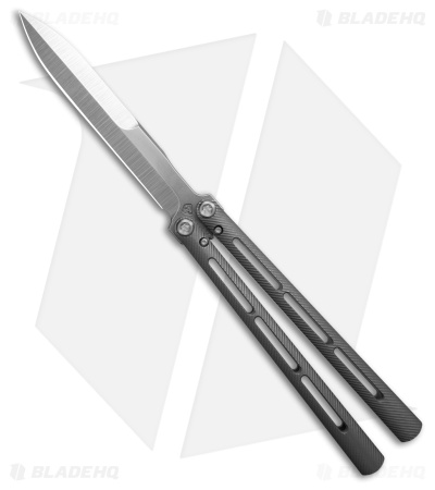 Medford Viceroy Dagger Butterfly Knife Gray Titanium (4.8" Stonewash S45VN)