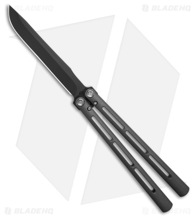 Medford Viceroy Drop Point Butterfly Knife Dark Gray Titanium (4.9" DLC S45VN)
