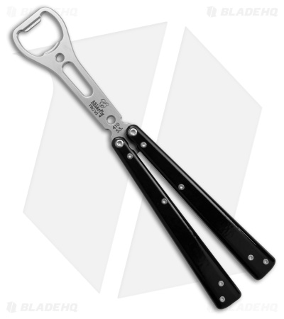 BB Barfly Pro V3 Model Bottle Opener Butterfly Trainer Black Alum (Satin)