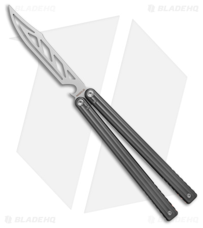 Nabalis Marbles Butterfly Balisong Trainer Knife Gray