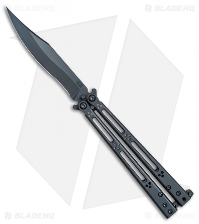 Hom Design Basilisk Elite Balisong Butterfly Knife PVD Ti (4.6