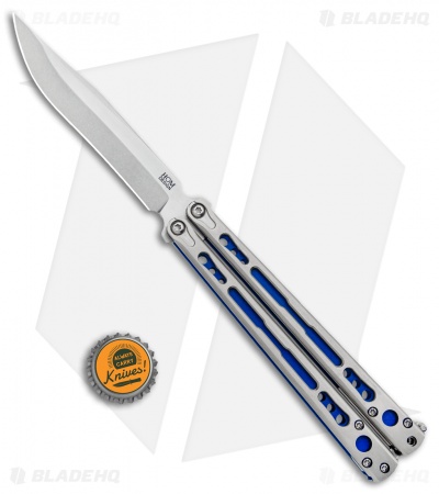 Hom Design Chimera - Butterfly Knife | Satin Ti | Blade HQ