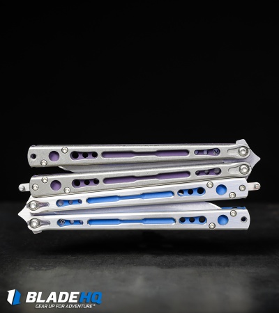 Hom Design Chimera - Butterfly Knife | Satin Ti | Blade HQ