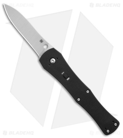 Spyderco Janich JaniSong Filipino Balisong Knife Black G-10 (3.25" Satin S30V)
