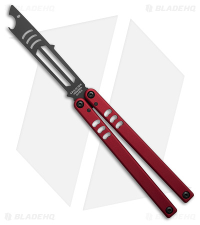 Squid Industries Mako V4.5 Bottle Opener Trainer Inked Red (4.3" Black)