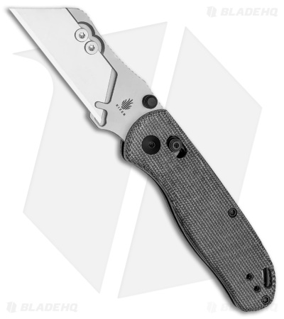 Kizer Drop Bear Utility Clutch Lock Knife Black Micarta (2.7" Satin) V3619JA3