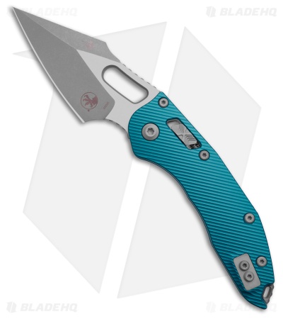Microtech Stitch Ram-Lok Knife Fluted Blue Aluminum (3.7" Apocalyptic)