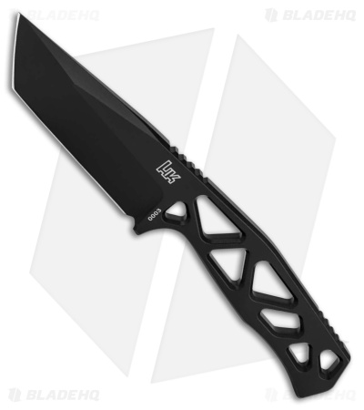 HK FX01 Fixed Blade Knife Black D2 Steel (3" Black D2) 02HK002