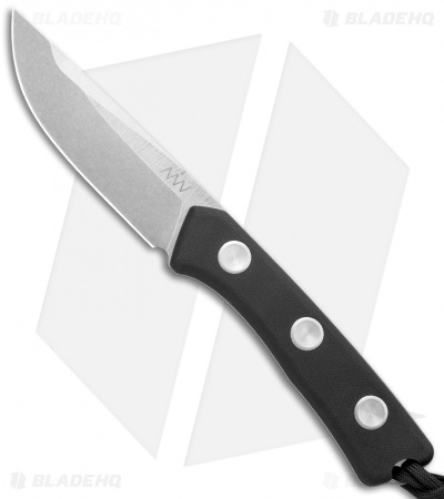 Acta Non Verba Knives P200 Fixed Blade Knife Black G-10 (3.94