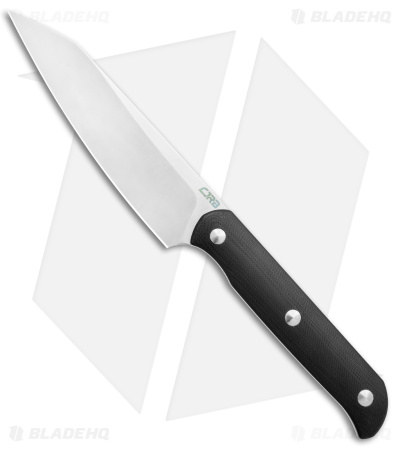 CJRB Silax Fixed Blade Knife Black G-10 (5.1" Satin)