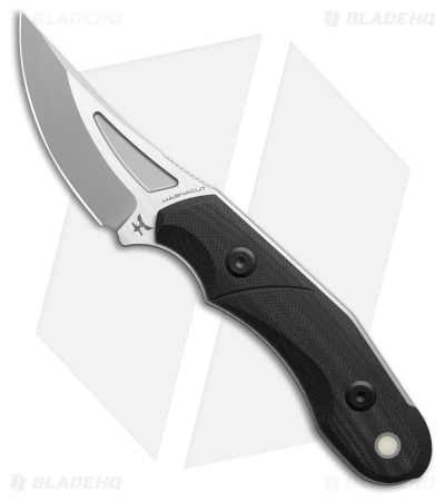 Audacious Concept Fanglet Fixed Blade Knife Black G-10 (2.4