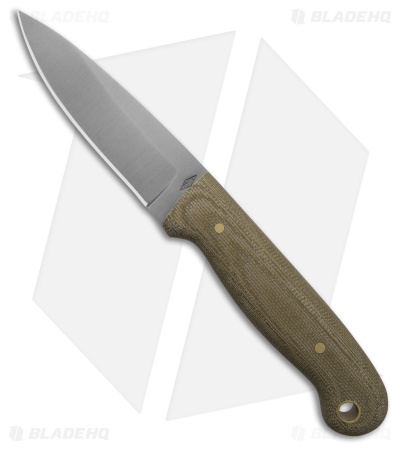 Battle Horse Knives Explorer Knife Green Micarta (3.5