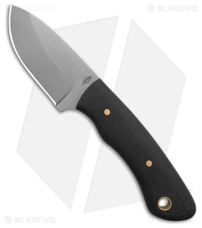 Battle Horse Knives Slug Fixed Blade Knife Black Micarta (2.5