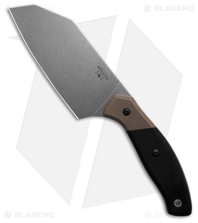 Bear & Son Professional Chopper Fixed Blade Knife Tan Micarta/Black G-10 (5